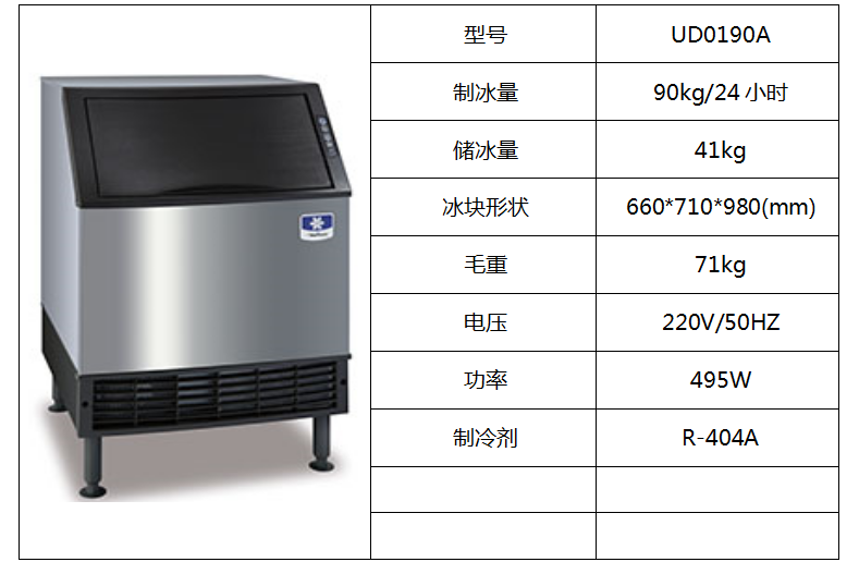 萬利多制冰機UD0190A